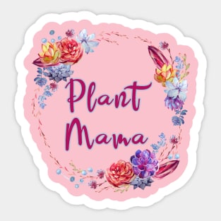 Plant Mom Sticker